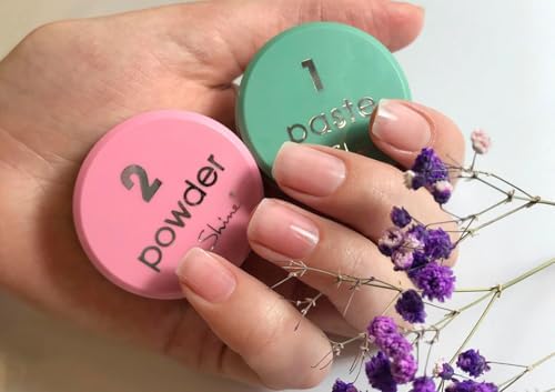 Close up of P-Shine nail strengthener packaging
