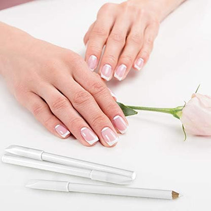 PAGOW salon quality home DIY French manicure supplies package contents view.