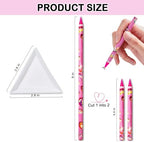 Top down view of the 8 piece rhinestone picker set