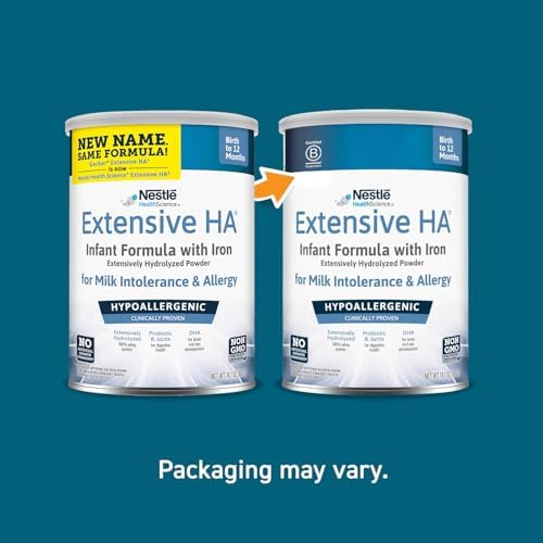 Extensive HA formula canister showing 14.1 ounce size