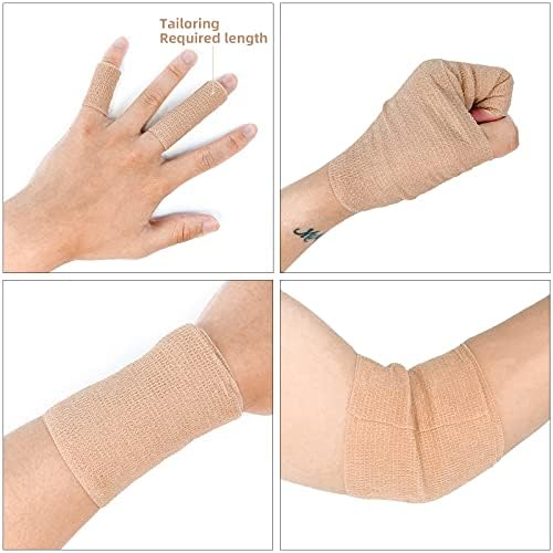 Premium medical stretch wrap 4 inch width for ankle and leg compression.