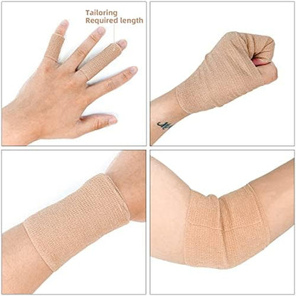 Premium medical stretch wrap 4 inch width for ankle and leg compression.
