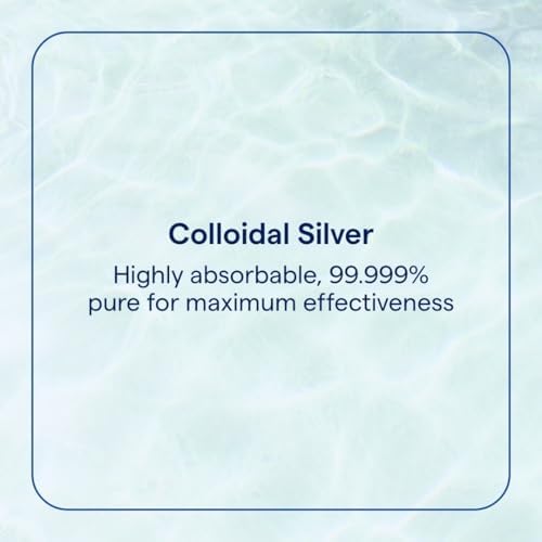 Trace Minerals Colloidal Silver 16 fluid ounce bottle showing ingredient label