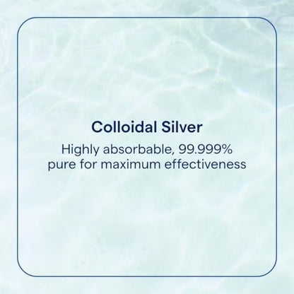 Trace Minerals Colloidal Silver 16 fluid ounce bottle showing ingredient label