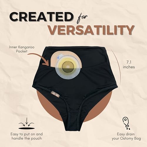 SIIL ostomy underwear fabric texture detail and elastic waistband