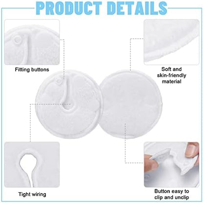 Sosation G tube button pad with snap closure detail