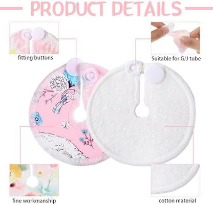 Soft cotton feeding tube pads for baby nursing care