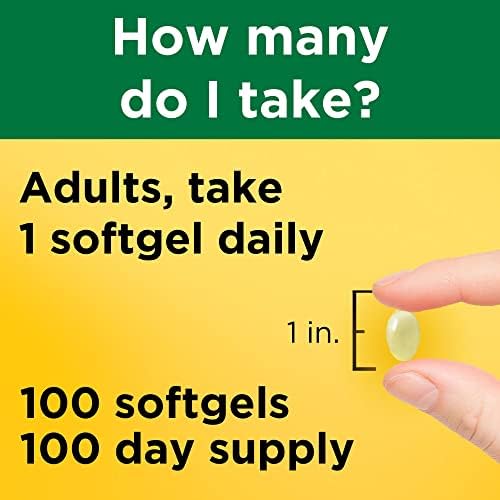 Nature Made antioxidant softgels packaging side view