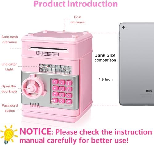 Close up view of the digital password keypad and indicator lights on the MAGIBX kids toy vault