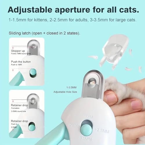 Rust resistant stainless steel blades on IFIAM small animal clipper