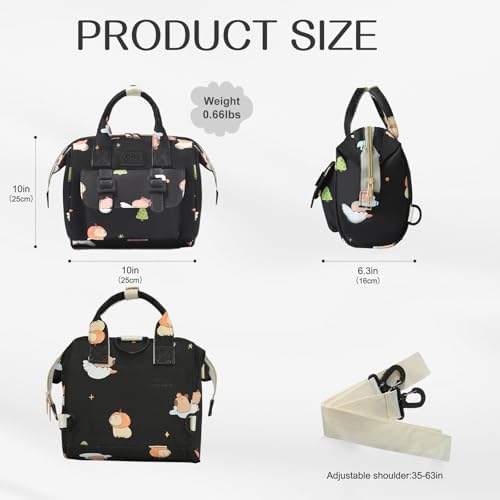 Mozzilog small diaper bag worn as a crossbody style