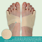 WooTshu medical-grade silicone gel spacer for overlapping pinky toe alignment.