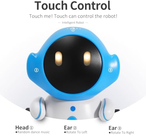 Child playing with Gilobaby rechargeable robot toy