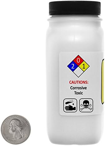 Close up of the wide mouth opening and black cap seal on the high purity chemical reagent bottle.