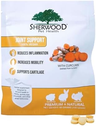 Sherwood Pet Health 100 tablets pack showing plant based ingredients list