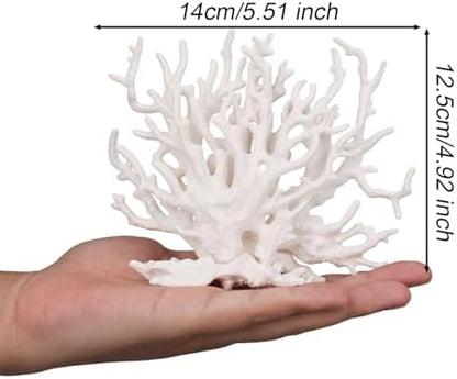 Shatterproof resin coral reef structure for aquatic pet shelter