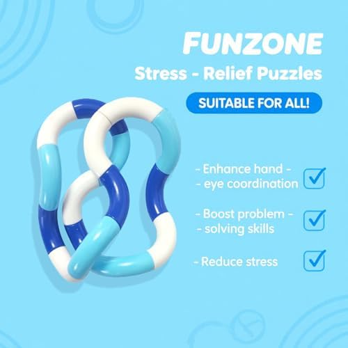 Assorted vibrant multicolored sensory stress relief toys arranged in a bulk twenty four pack.