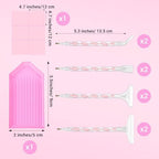 Dual-ended diamond dotting pen with wax and metal tips
