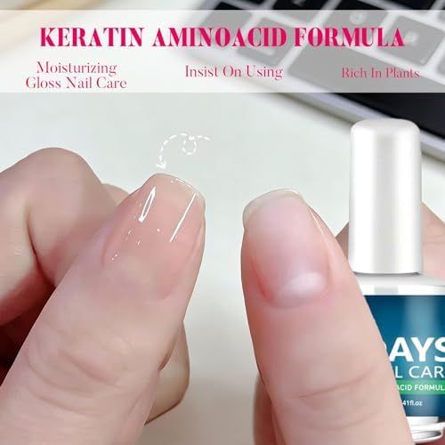 Vylit nail strengthening oil bottle angled view