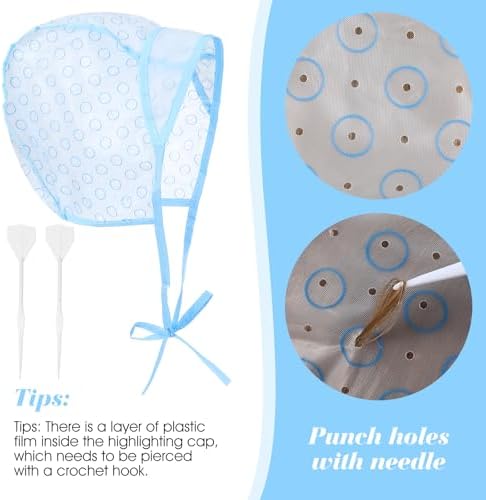 Plastic hook for professional hair highlighting