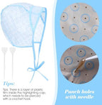 Plastic hook for professional hair highlighting