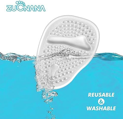 Washable and reusable gel heel pads for foot protection