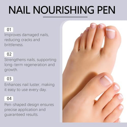 Compact travel-friendly nail repair pens for daily hygiene