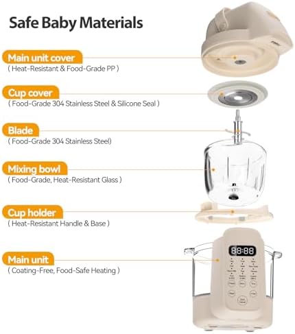 Baby Dolce baby food steamer appliance steaming fresh diced sweet potatoes and carrots