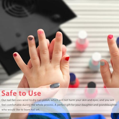 Professional nail polish dryer with wide air outlet
