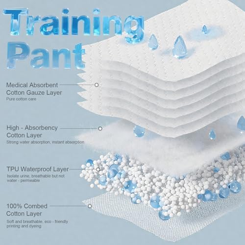 Bembika breathable cotton potty training underwear showing the durable stitching and premium fabric texture.
