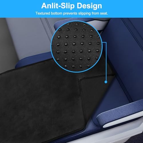 COZYBONDER premium kids flight footrest folded inside its compact drawstring bag