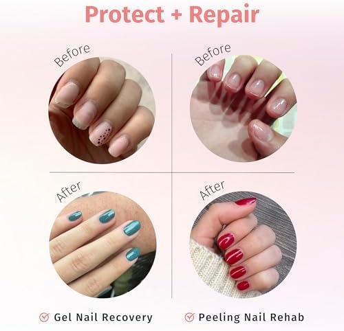 Maximum strength nail strengthener liquid to provide assistance with repairing damaged nails