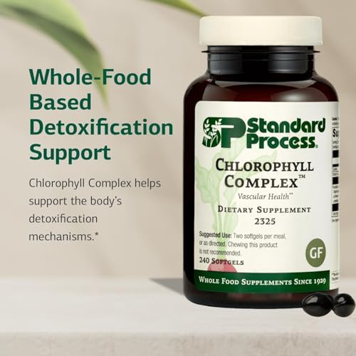 Standard Process Chlorophyll Complex nutrition facts label