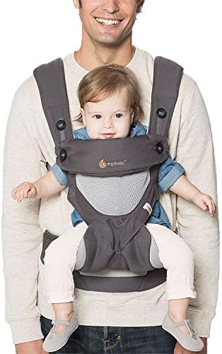 Ergobaby 360 carrier showing lumbar support waist belt