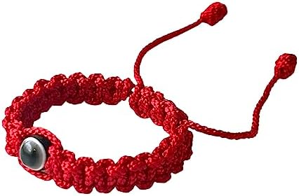 Adjustable red string bracelet for baby girl