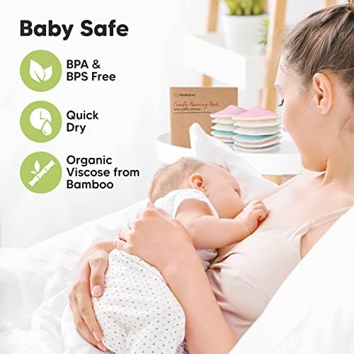 Mesh laundry bag included with KeaBabies nursing pads