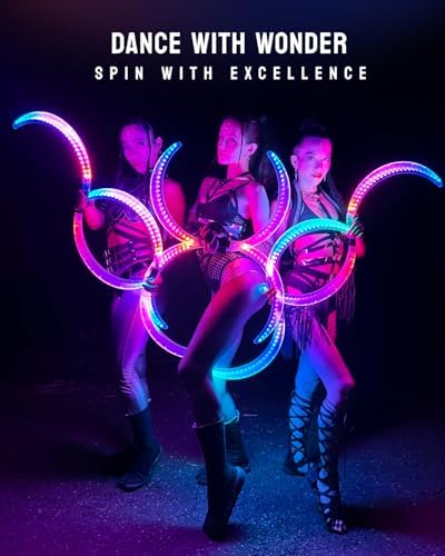 Poiloves LED staff with remote control accessory