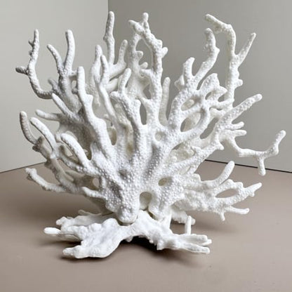 SwandTanpand artificial coral setup positioned next to an aquarium bubbler system in a dynamic underwater environment.