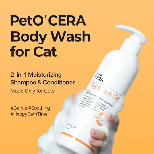 Unscented cat shampoo packaging displaying 10.1 ounce volume on clean white background