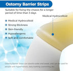 Medical grade hydrocolloid ostomy tape strips for stoma protection
