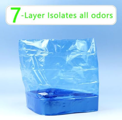 Side profile of KMKMVV replacement cartridge for diaper pails