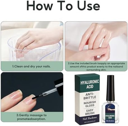 Hydrated cuticles after applying nail serum