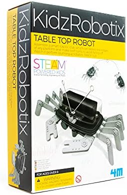 Assembled 4M Table Top Robot crab moving on a desk