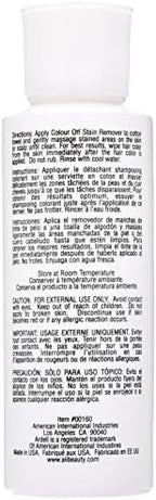 Ardell hair color stain remover liquid bottle packaging