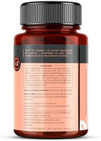 Pureclinica premium bone and joint health dietary supplement bottle side angle.