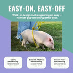 Porcine brand pig harness showing soft padding