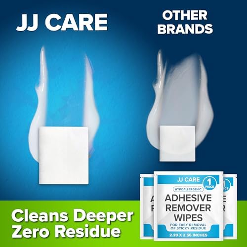 Sterile adhesive remover pads for painless medical tape removal