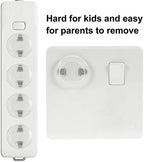 Child safety outlet covers for babyproofing home electrical sockets