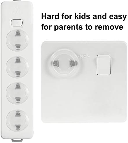 Child safety outlet covers for babyproofing home electrical sockets