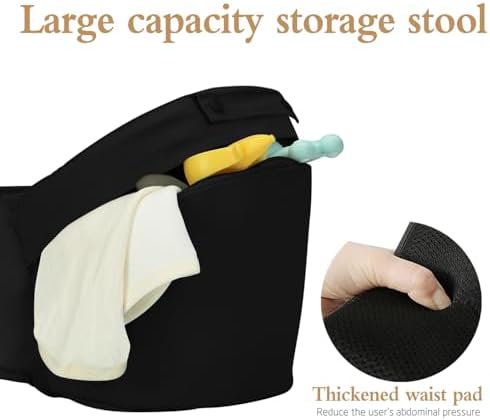Adjustable waist belt detail on Laifarkost baby holder